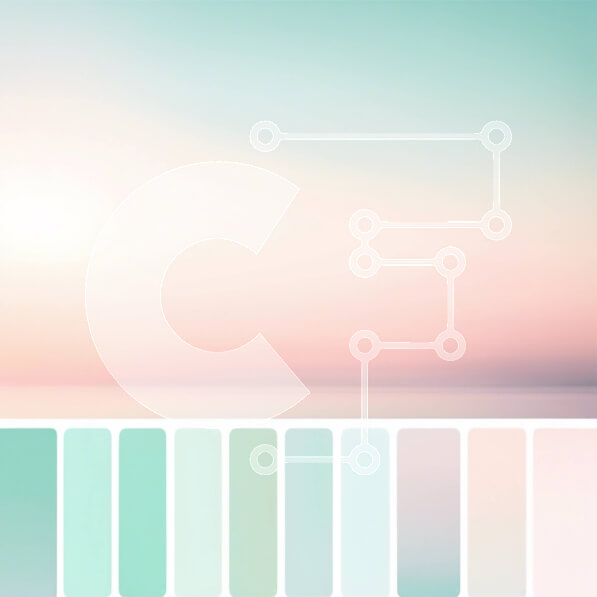 Intra Συλλεκτικό Ξύλινο Παζλ Plywood  4mm - Εκπληκτικό ηλιοβασίλεμα πάνω από τον ωκεανό με πράσινο της μέντας, ροδακινί και γαλάζια παλέτα Σε Ξύλινο Κουτί - Διαστάσεις: 10x10 cm – 25 κομμάτια