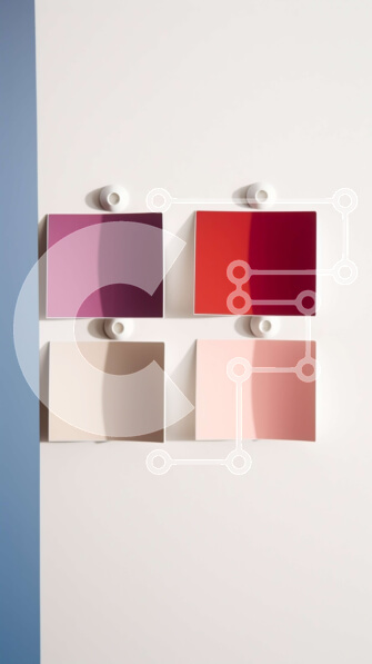 Intra Συλλεκτικό Ξύλινο Παζλ Plywood  4mm - Ζωντανά δείγματα βαφής με διαφορετικά χρώματα σε κάθε πλευρά Σε Ξύλινο Κουτί - Διαστάσεις Puzzle: 10x10 cm – 25 κομμάτια