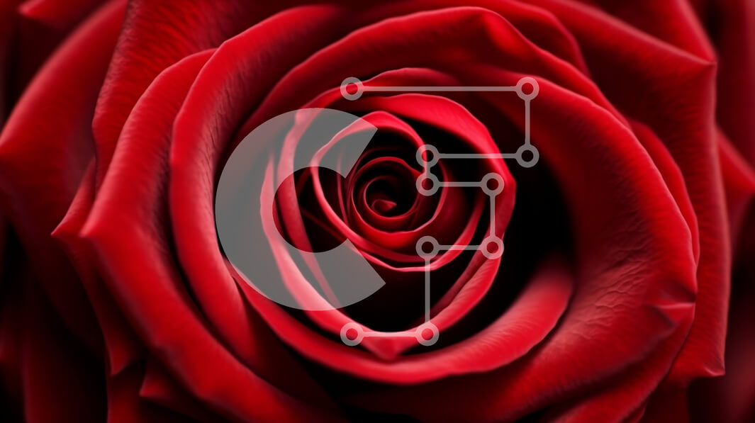 Intra Συλλεκτικό Ξύλινο Παζλ Plywood  4mm - Όμορφο κόκκινο τριαντάφυλλο κινηματογράφηση σε πρώτο πλάνο Σε Ξύλινο Κουτί - Διαστάσεις: 10x10 cm – 25 κομμάτια