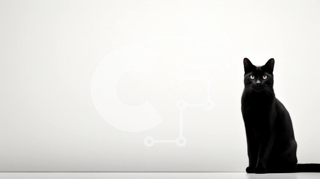 Σετ των 2 Intra Συλλεκτικό Ξύλινο Παζλ Plywood  4mm - Μαύρη γάτα σε άσπρο φόντο Σε Ξύλινο Κουτί - Διαστάσεις: 10x10 cm – 25 κομμάτια