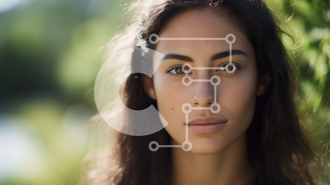 Intra Συλλεκτικό Ξύλινο Παζλ Plywood  4mm - Νεαρή γυναίκα με μακριά σκούρα μαλλιά Σε Ξύλινο Κουτί - Διαστάσεις Puzzle: 10x10 cm – 25 κομμάτια