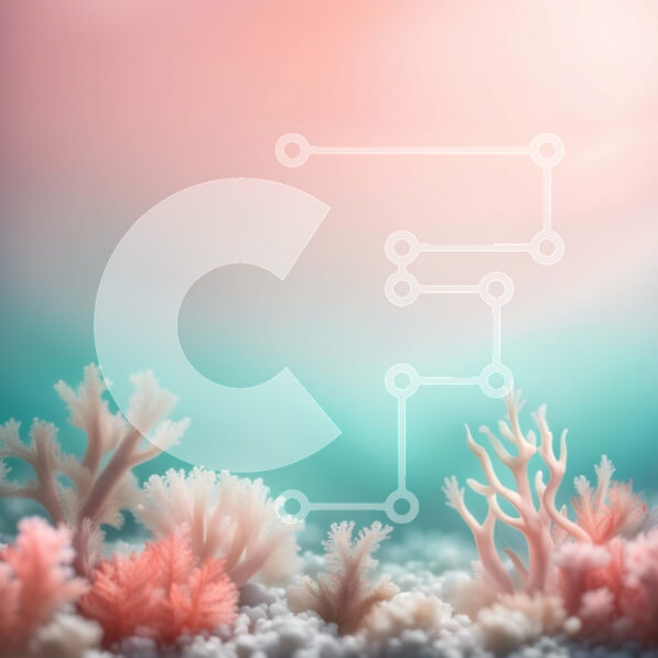 Intra Συλλεκτικό Ξύλινο Παζλ Plywood  4mm - Όμορφη εικόνα του κοραλλιογενούς υφάλου με ροζ και λευκό κοράλλι Σε Ξύλινο Κουτί - Διαστάσεις: 10x10 cm – 25 κομμάτια