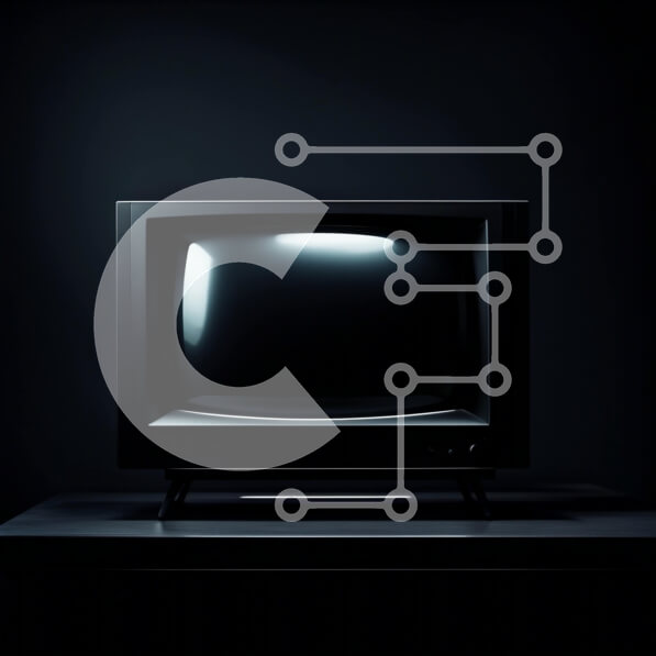 Intra Συλλεκτικό Ξύλινο Παζλ Plywood  4mm - Vintage Ασπρόμαυρη Τηλεόραση σε ξύλινη βάση Σε Ξύλινο Κουτί - Διαστάσεις Puzzle: 10x10 cm – 25 κομμάτια