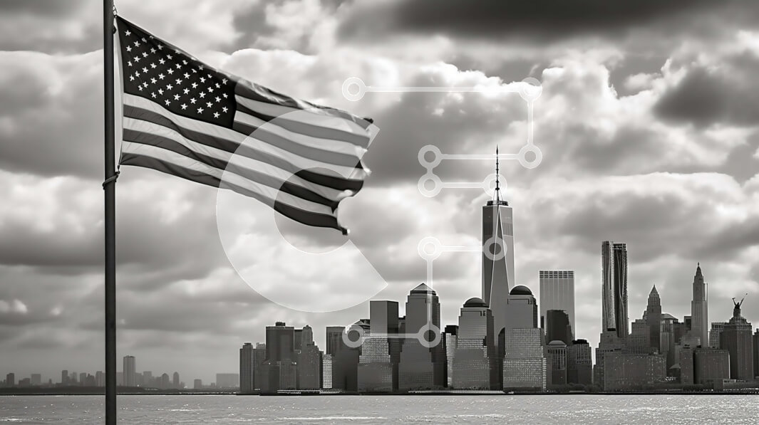 Intra Συλλεκτικό Ξύλινο Παζλ Plywood  4mm - Εκπληκτική ασπρόμαυρη εικόνα της αμερικανικής σημαίας που κυματίζει στον άνεμο Σε Ξύλινο Κουτί - Διαστάσεις Puzzle: 10x10 cm – 25 κομμάτια