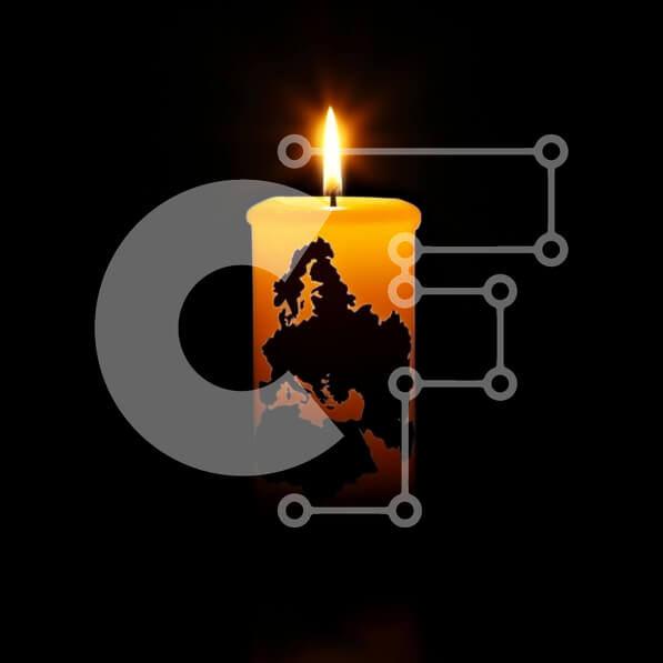 Intra Συλλεκτικό Ξύλινο Παζλ Plywood  4mm - Κερί με εικόνα παγκόσμιου χάρτη - σύμβολο ειρήνης και ενότητας Σε Ξύλινο Κουτί - Διαστάσεις Puzzle: 10x10 cm – 25 κομμάτια