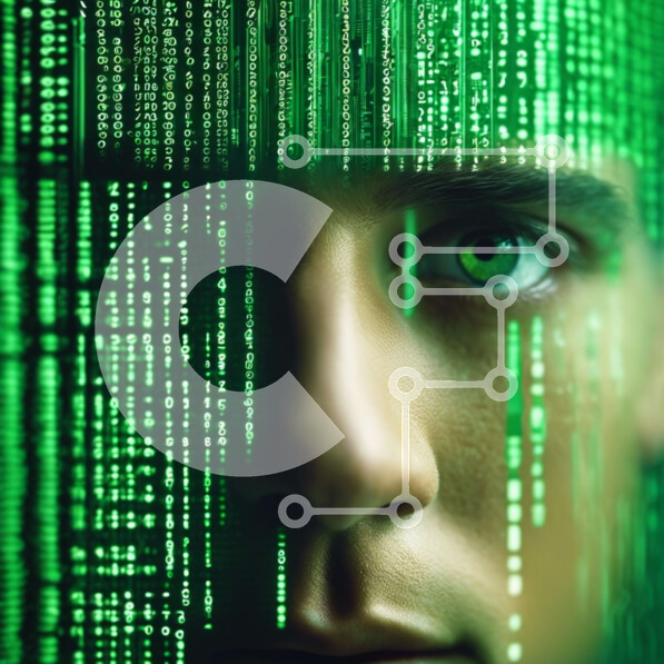 Intra Συλλεκτικό Ξύλινο Παζλ Plywood  4mm - Matrix Coded Face - Τεχνολογία και Συνδεσιμότητα Σε Ξύλινο Κουτί - Διαστάσεις Puzzle: 10x10 cm – 25 κομμάτια