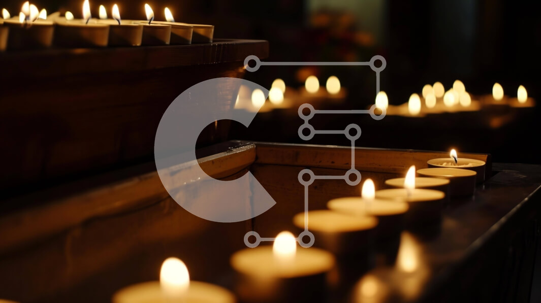 Intra Συλλεκτικό Ξύλινο Παζλ Plywood  4mm - Ποικιλία αναμμένων κεριών Σε Ξύλινο Κουτί - Διαστάσεις Puzzle: 10x10 cm – 25 κομμάτια