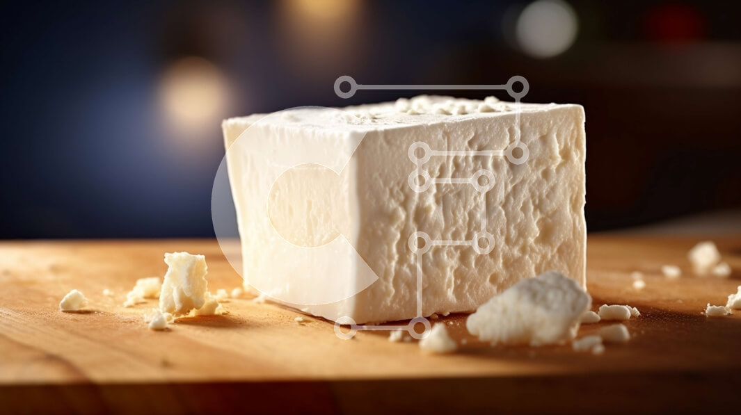 Σετ των 2 Intra Συλλεκτικό Ξύλινο Παζλ Plywood  4mm - Νόστιμο και φρέσκο ​​τυρί σε μια άνετη ξύλινη σανίδα Σε Ξύλινο Κουτί - Διαστάσεις: 10x10 cm – 25 κομμάτια