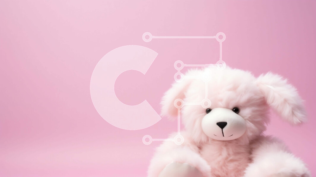 Intra Συλλεκτικό Ξύλινο Παζλ Plywood  4mm - Ροζ αρκουδάκι σε ροζ φόντο Σε Ξύλινο Κουτί - Διαστάσεις: 10x10 cm – 25 κομμάτια