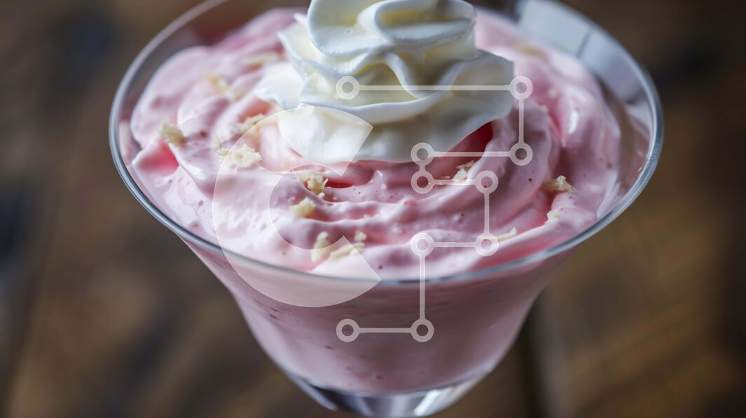 Σετ των 2 Intra Συλλεκτικό Ξύλινο Παζλ Plywood  4mm - Ροζ Smoothie με σαντιγί και Granola Σε Ξύλινο Κουτί - Διαστάσεις: 10x10 cm – 25 κομμάτια