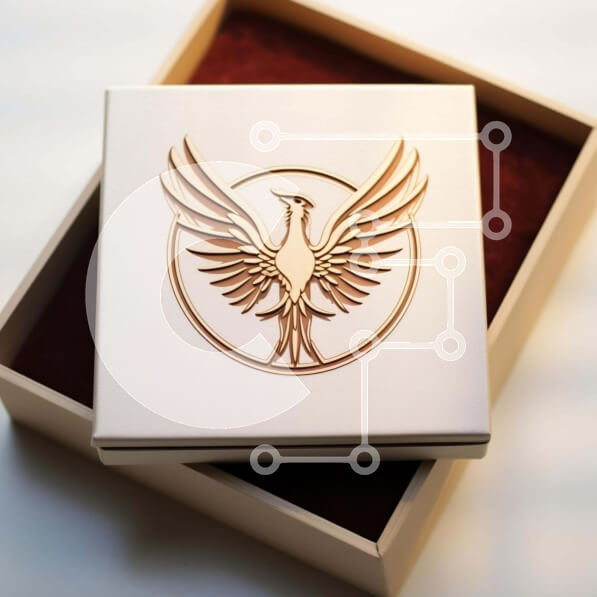 Intra Συλλεκτικό Ξύλινο Παζλ Plywood  4mm - Περίπλοκα σχεδιασμένο μπιζού πουλιών εμπνευσμένο από τους Αγώνες Πείνας Σε Ξύλινο Κουτί - Διαστάσεις: 10x10 cm – 25 κομμάτια