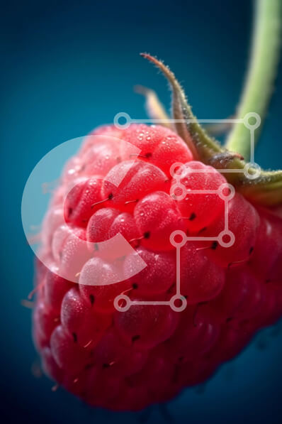 Σετ των 2 Intra Συλλεκτικό Ξύλινο Παζλ Plywood  4mm - Κοντινό πλάνο ώριμο βατόμουρο σε σκούρο φόντο Σε Ξύλινο Κουτί - Διαστάσεις: 10x10 cm – 25 κομμάτια