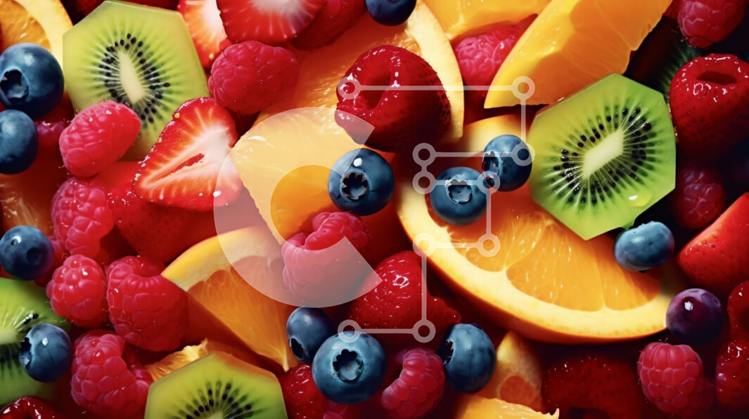 Σετ των 2 Intra Συλλεκτικό Ξύλινο Παζλ Plywood  4mm - Πολύχρωμο μπολ με μικτά φρούτα - νόστιμο και υγιεινό Σε Ξύλινο Κουτί - Διαστάσεις: 10x10 cm – 25 κομμάτια