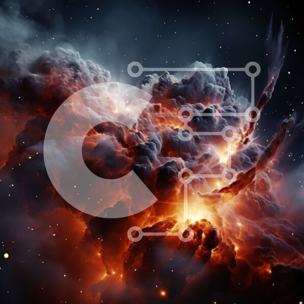 Intra Συλλεκτικό Ξύλινο Παζλ Plywood  4mm - Εκπληκτική εικόνα του νεφελώματος στον αστερισμό του Ωρίωνα με φωτεινά αστέρια Σε Ξύλινο Κουτί - Διαστάσεις Puzzle: 10x10 cm – 25 κομμάτια