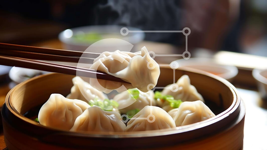 Σετ των 2 Intra Συλλεκτικό Ξύλινο Παζλ Plywood  4mm - Μπολ με ζυμαρικά με ξυλάκια Σε Ξύλινο Κουτί - Διαστάσεις: 10x10 cm – 25 κομμάτια