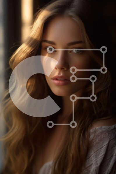 Intra Συλλεκτικό Ξύλινο Παζλ Plywood  4mm - Πανέμορφη γυναίκα που απολαμβάνει το ηλιοβασίλεμα από το παράθυρο Σε Ξύλινο Κουτί - Διαστάσεις Puzzle: 10x10 cm – 25 κομμάτια