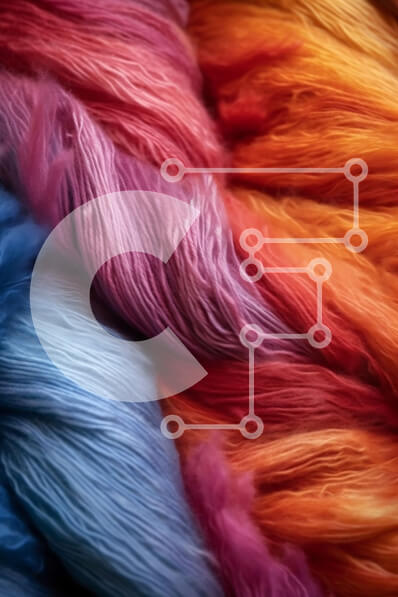 Intra Συλλεκτικό Ξύλινο Παζλ Plywood  4mm - Κοντινή φωτογραφία με ζωηρά και απαλά πολύχρωμα κουβάρια από νήματα Σε Ξύλινο Κουτί - Διαστάσεις Puzzle: 10x10 cm – 25 κομμάτια