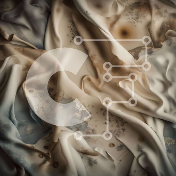 Σετ των 2 Intra Συλλεκτικό Ξύλινο Παζλ Plywood  4mm - Vintage ύφασμα με διάφορους λεκέδες και αποχρωματισμούς Σε Ξύλινο Κουτί - Διαστάσεις: 10x10 cm – 25 κομμάτια