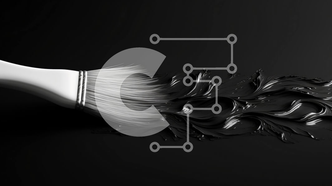 Intra Συλλεκτικό Ξύλινο Παζλ Plywood  4mm - Πινέλο μαύρου χρώματος με πιτσίλισμα λευκού χρώματος Σε Ξύλινο Κουτί - Διαστάσεις Puzzle: 10x10 cm – 25 κομμάτια