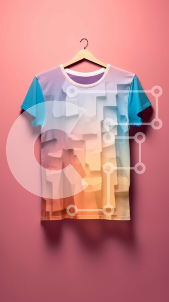 Intra Συλλεκτικό Ξύλινο Παζλ Plywood  4mm - Κομψό και μοντέρνο μπλουζάκι με γεωμετρικό σχέδιο Σε Ξύλινο Κουτί - Διαστάσεις Puzzle: 10x10 cm – 25 κομμάτια