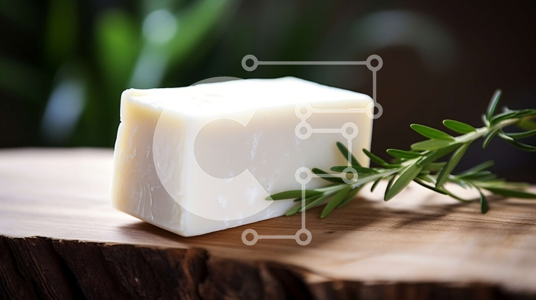 Intra Συλλεκτικό Ξύλινο Παζλ Plywood  4mm - Ξύλινη σανίδα με σαπούνι και δεντρολίβανο Σε Ξύλινο Κουτί - Διαστάσεις Puzzle: 10x10 cm – 25 κομμάτια