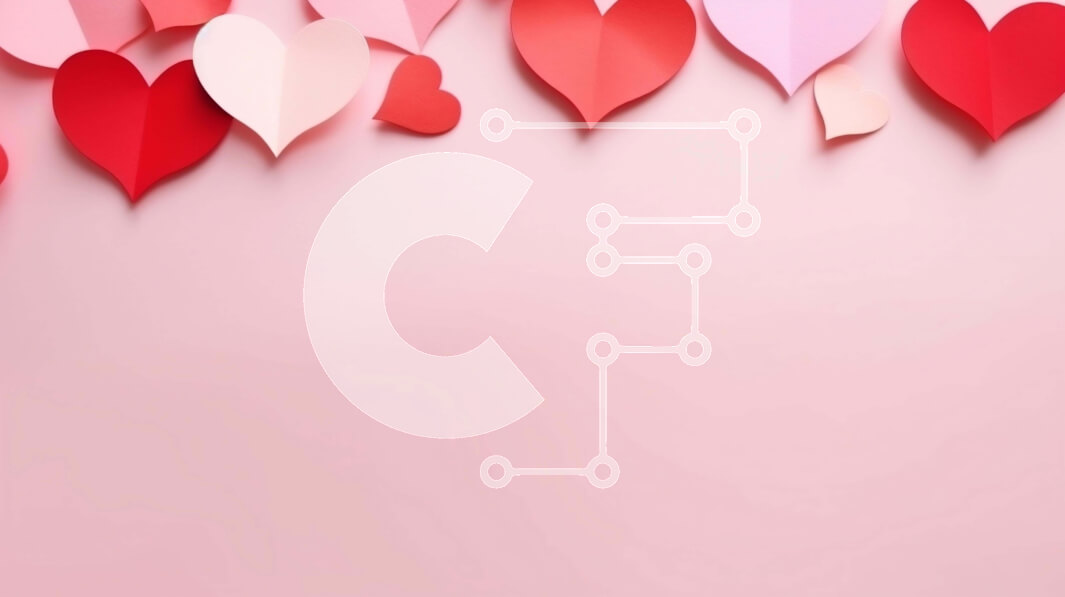 Intra Συλλεκτικό Ξύλινο Παζλ Plywood  4mm - Κόκκινες και ροζ χάρτινες καρδιές σε ροζ φόντο για την ημέρα του Αγίου Βαλεντίνου Σε Ξύλινο Κουτί - Διαστάσεις Puzzle: 10x10 cm – 25 κομμάτια