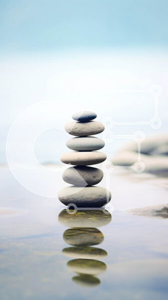 Σετ των 2 Intra Συλλεκτικό Ξύλινο Παζλ Plywood  4mm - Όμορφη εικόνα ενός σχηματισμού βράχου σε σχήμα πυραμίδας σε ήρεμα νερά Σε Ξύλινο Κουτί - Διαστάσεις: 10x10 cm – 25 κομμάτια