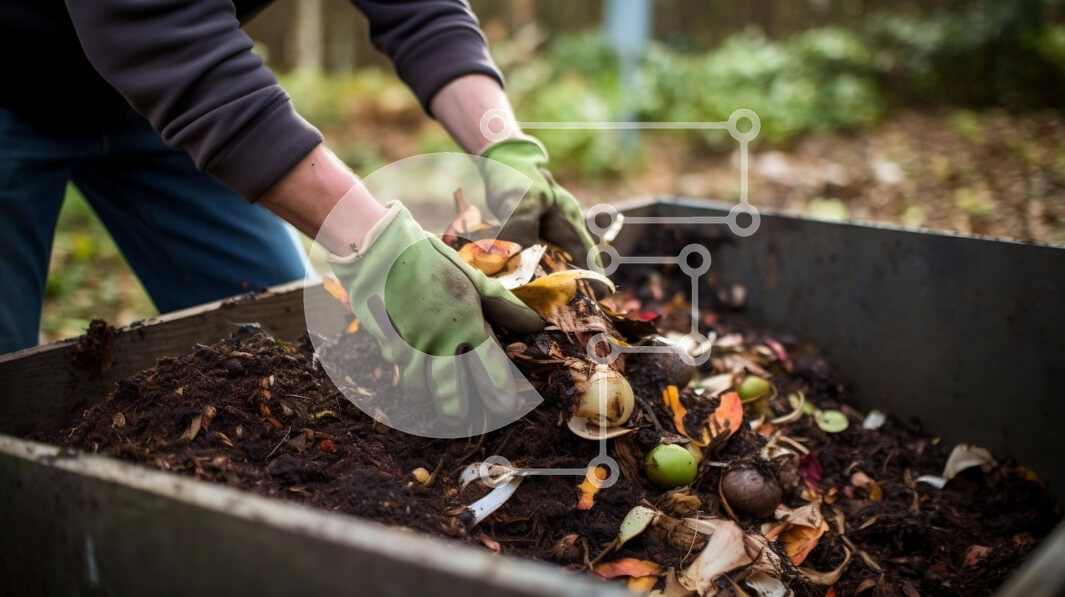 Intra Συλλεκτικό Ξύλινο Παζλ Plywood  4mm - Άτομο που κάνει κομποστοποίηση και κηπουρική σε εξωτερικούς χώρους Σε Ξύλινο Κουτί - Διαστάσεις: 10x10 cm – 25 κομμάτια