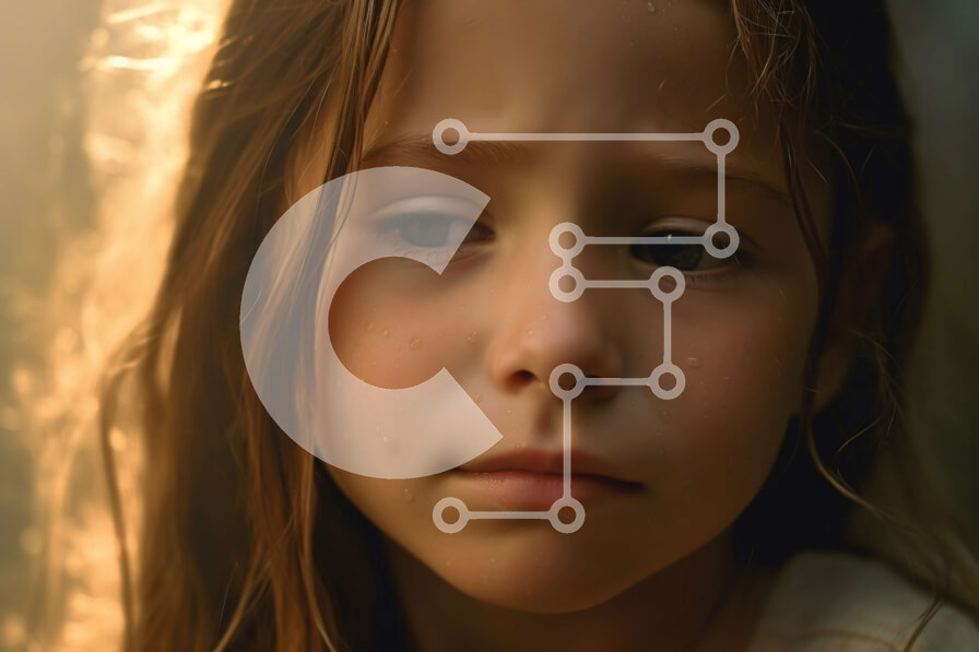 Intra Συλλεκτικό Ξύλινο Παζλ Plywood  4mm - Πορτρέτο ενός λυπημένου νεαρού κοριτσιού σε μια ηλιόλουστη μέρα Σε Ξύλινο Κουτί - Διαστάσεις Puzzle: 10x10 cm – 25 κομμάτια