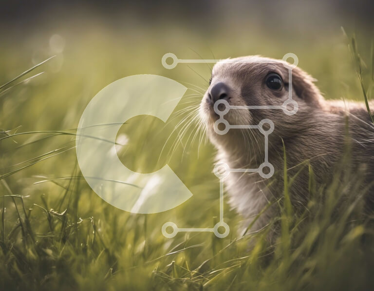 Σετ των 2 Intra Συλλεκτικό Ξύλινο Παζλ Plywood  4mm - Μωρό λαγουδάκι σε ένα χωράφι με πράσινο γρασίδι Σε Ξύλινο Κουτί - Διαστάσεις: 10x10 cm – 25 κομμάτια