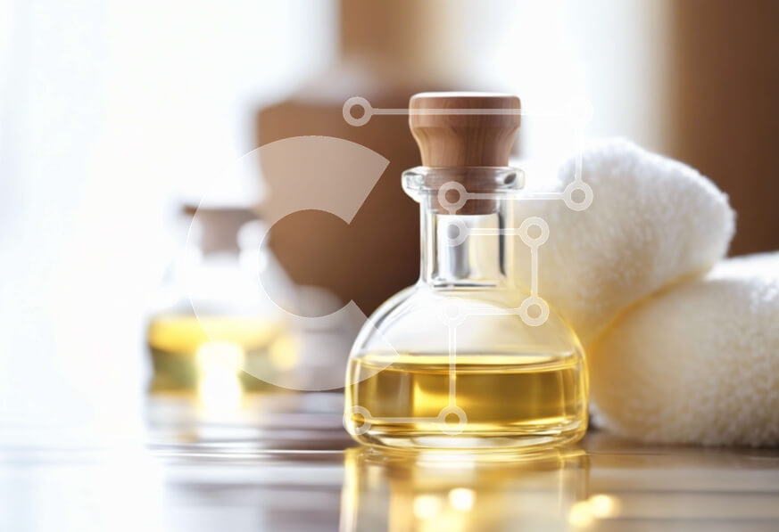 Intra Συλλεκτικό Ξύλινο Παζλ Plywood  4mm - Λάδι και σφουγγάρια για περιποίηση δέρματος Σε Ξύλινο Κουτί - Διαστάσεις Puzzle: 10x10 cm – 25 κομμάτια