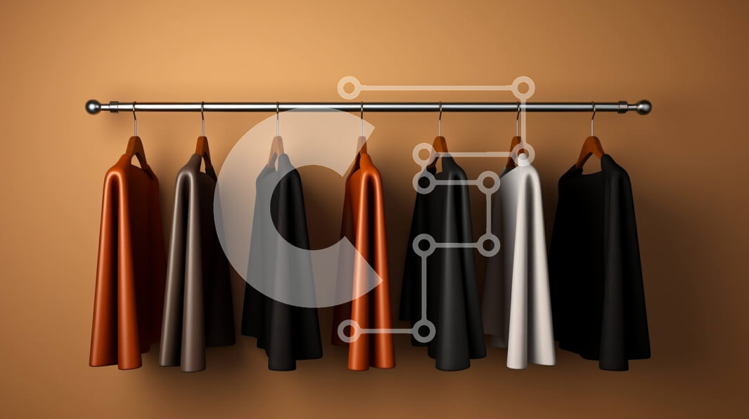 Intra Συλλεκτικό Ξύλινο Παζλ Plywood  4mm - Σειρά από πολύχρωμα πουκάμισα σε ένα ράφι Σε Ξύλινο Κουτί - Διαστάσεις Puzzle: 10x10 cm – 25 κομμάτια