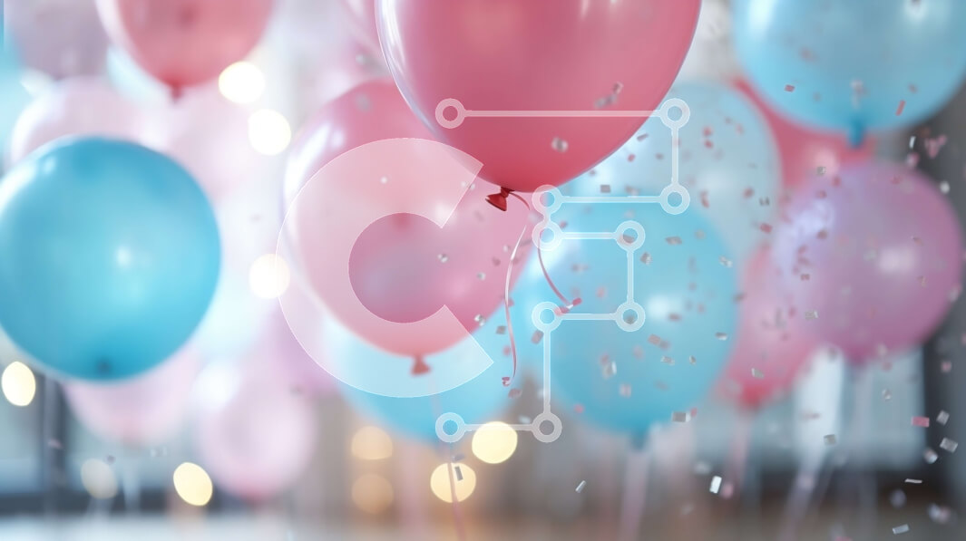 Intra Συλλεκτικό Ξύλινο Παζλ Plywood  4mm - Πολύχρωμα μπαλόνια που κρέμονται από το ταβάνι Σε Ξύλινο Κουτί - Διαστάσεις Puzzle: 10x10 cm – 25 κομμάτια