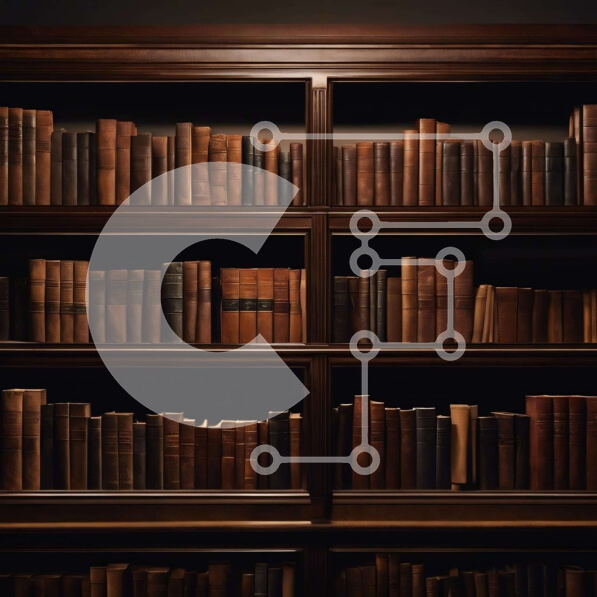 Intra Συλλεκτικό Ξύλινο Παζλ Plywood  4mm - Βιβλιοθήκη με εκτενή συλλογή παλαιών βιβλίων Σε Ξύλινο Κουτί - Διαστάσεις Puzzle: 10x10 cm – 25 κομμάτια