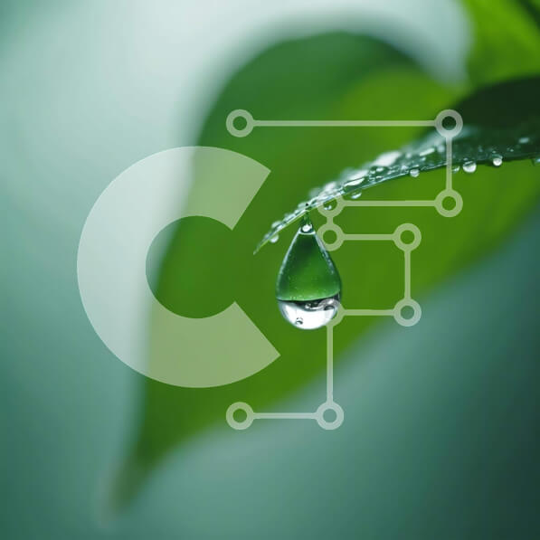 Intra Συλλεκτικό Ξύλινο Παζλ Plywood  4mm - Πράσινο φύλλο με σταγονίδιο νερού Σε Ξύλινο Κουτί - Διαστάσεις: 10x10 cm – 25 κομμάτια