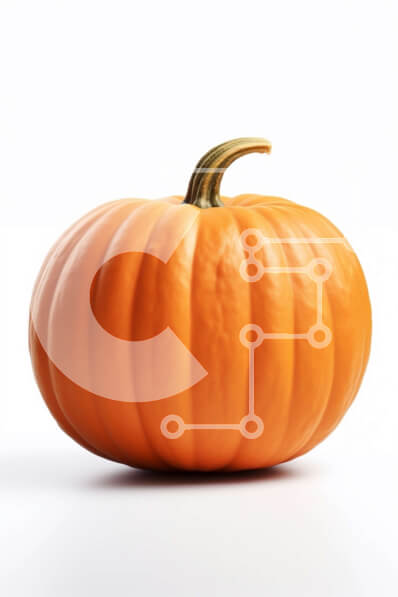 Σετ των 2 Intra Συλλεκτικό Ξύλινο Παζλ Plywood  4mm - Κολοκύθι Σε Ξύλινο Κουτί - Διαστάσεις: 10x10 cm – 25 κομμάτια