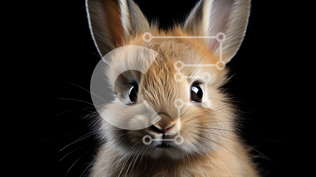 Σετ των 2 Intra Συλλεκτικό Ξύλινο Παζλ Plywood  4mm - Καφέ κουνέλι με μακριά αυτιά και αφράτη ουρά Σε Ξύλινο Κουτί - Διαστάσεις: 10x10 cm – 25 κομμάτια