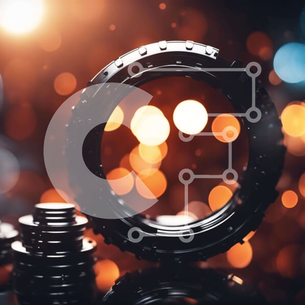 Intra Συλλεκτικό Ξύλινο Παζλ Plywood  4mm - Φωτογραφικός εξοπλισμός και νομίσματα σε κυκλικό αντικείμενο Σε Ξύλινο Κουτί - Διαστάσεις: 10x10 cm – 25 κομμάτια