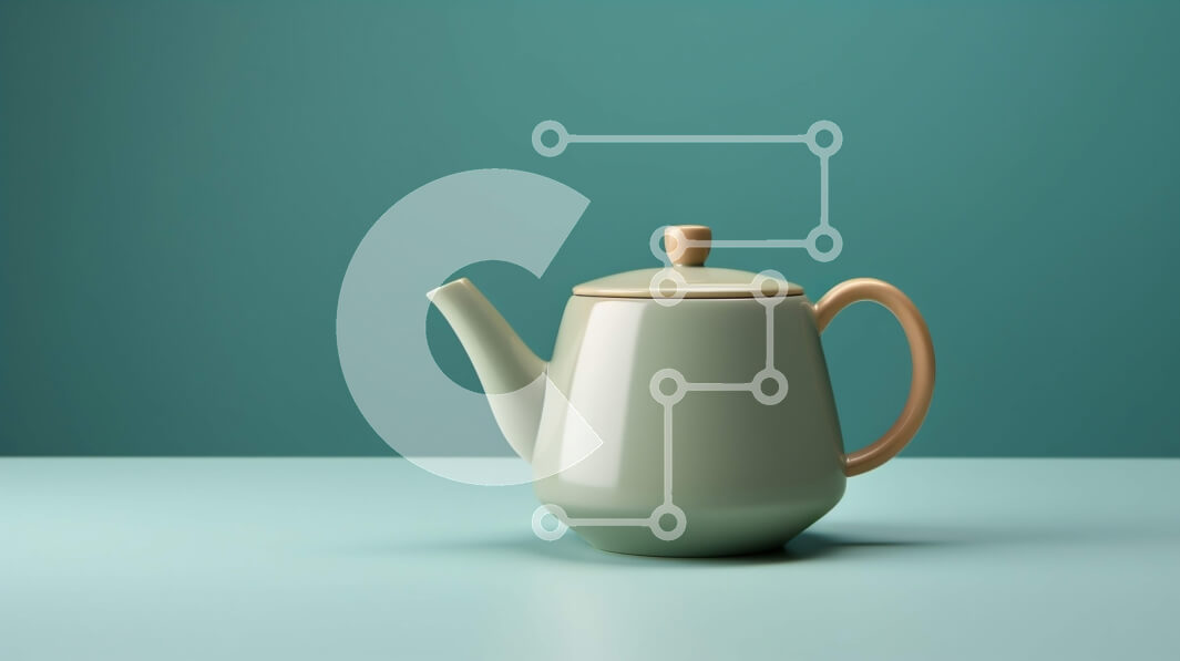 Intra Συλλεκτικό Ξύλινο Παζλ Plywood  4mm - Πράσινη τσαγιέρα στο τραπέζι Σε Ξύλινο Κουτί - Διαστάσεις: 10x10 cm – 25 κομμάτια