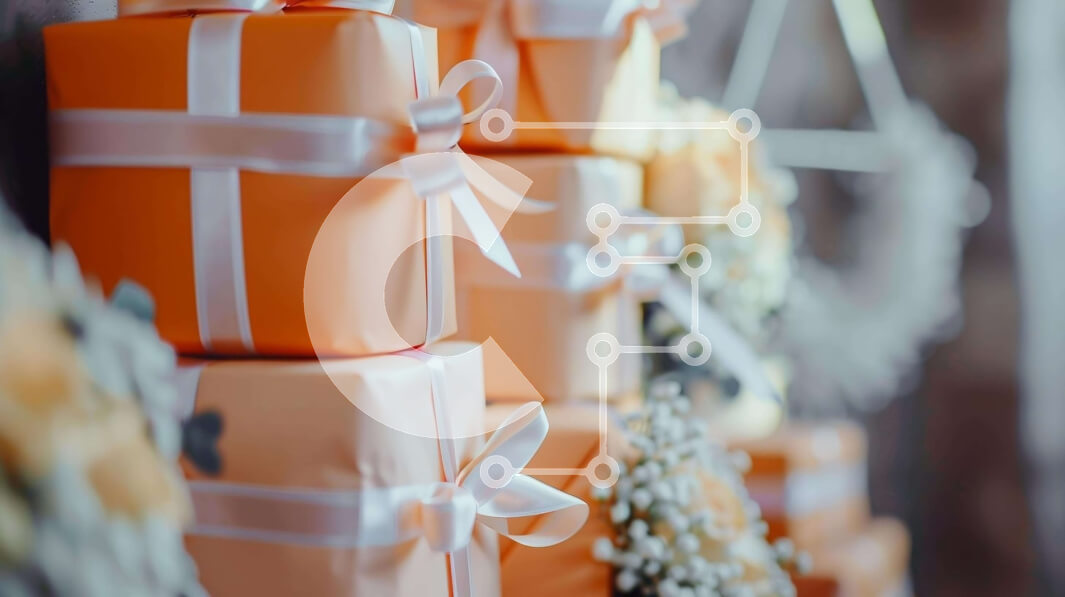 Intra Συλλεκτικό Ξύλινο Παζλ Plywood  4mm - Στοίβα κουτιά δώρων με λουλούδια για ειδικές περιστάσεις Σε Ξύλινο Κουτί - Διαστάσεις: 10x10 cm – 25 κομμάτια