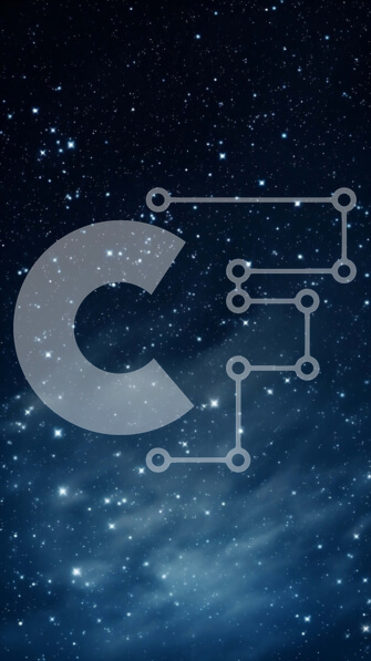 Σετ των 2 Intra Συλλεκτικό Ξύλινο Παζλ Plywood  4mm - Φόντο έναστρου νυχτερινού ουρανού Σε Ξύλινο Κουτί - Διαστάσεις: 10x10 cm – 25 κομμάτια