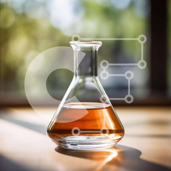 Intra Συλλεκτικό Ξύλινο Παζλ Plywood  4mm - Γυάλινη φιάλη γεμάτη με καφέ υγρό σε ξύλινο τραπέζι Σε Ξύλινο Κουτί - Διαστάσεις: 10x10 cm – 25 κομμάτια