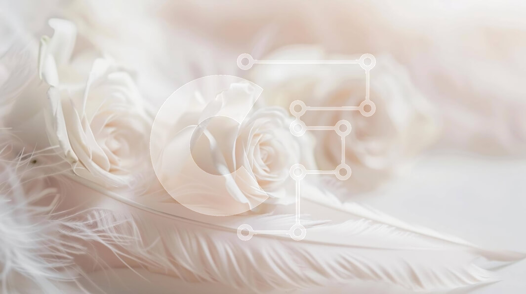 Intra Συλλεκτικό Ξύλινο Παζλ Plywood  4mm - Λευκά τριαντάφυλλα και σύνθεση φτερών Σε Ξύλινο Κουτί - Διαστάσεις Puzzle: 10x10 cm – 25 κομμάτια