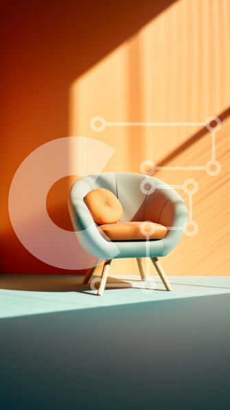 Intra Συλλεκτικό Ξύλινο Παζλ Plywood  4mm - Κομψό σαλόνι με μεγάλο παράθυρο και δερμάτινη καρέκλα Σε Ξύλινο Κουτί - Διαστάσεις Puzzle: 10x10 cm – 25 κομμάτια