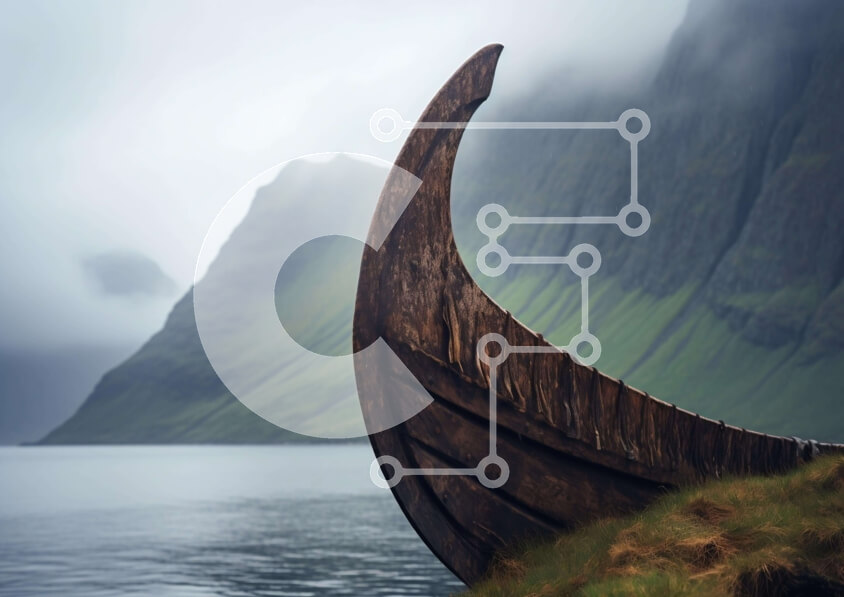 Intra Συλλεκτικό Ξύλινο Παζλ Plywood  4mm - Ξύλινη βάρκα ελλιμενισμένη κοντά στην ακτή του υδάτινου σώματος Σε Ξύλινο Κουτί - Διαστάσεις: 10x10 cm – 25 κομμάτια