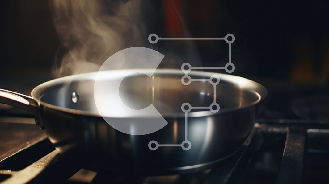 Intra Συλλεκτικό Ξύλινο Παζλ Plywood  4mm - Κατσαρόλα από ανοξείδωτο ατσάλι με ατμό στη σόμπα Σε Ξύλινο Κουτί - Διαστάσεις: 10x10 cm – 25 κομμάτια