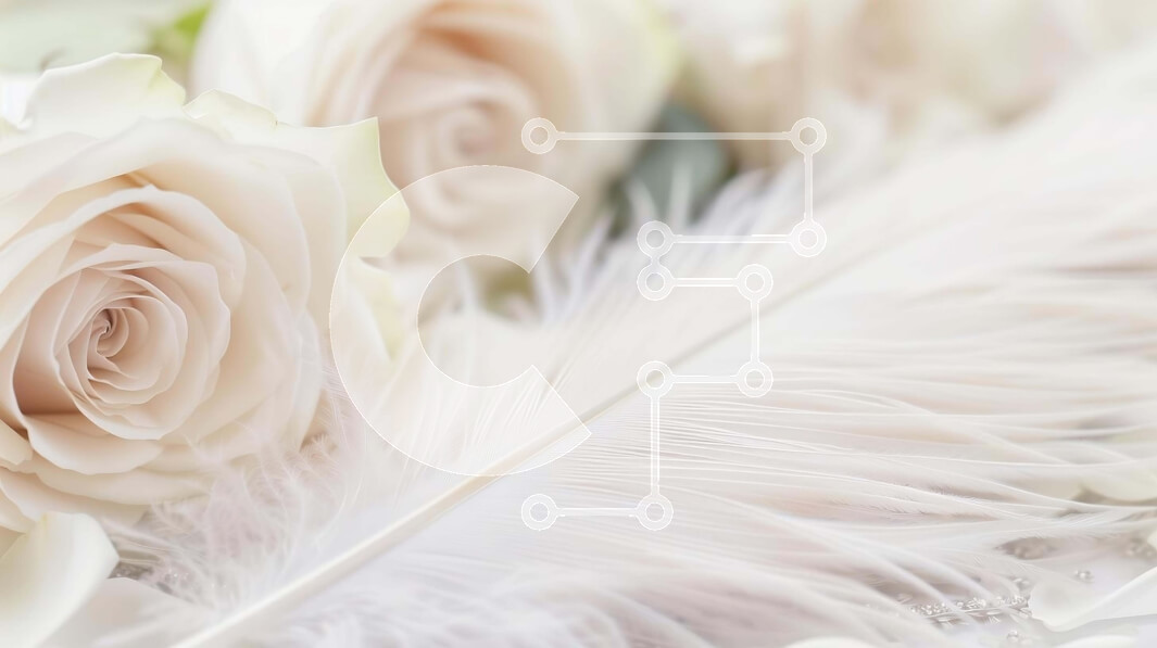 Intra Συλλεκτικό Ξύλινο Παζλ Plywood  4mm - Λευκά τριαντάφυλλα και σύνθεση φτερών Σε Ξύλινο Κουτί - Διαστάσεις Puzzle: 10x10 cm – 25 κομμάτια