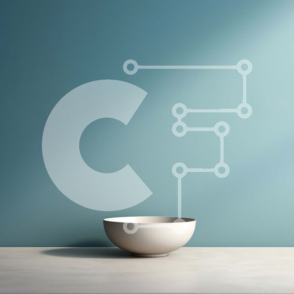 Intra Συλλεκτικό Ξύλινο Παζλ Plywood  4mm - Λευκό μπολ σε λευκό τραπέζι μπροστά από γαλάζιο τοίχο Σε Ξύλινο Κουτί - Διαστάσεις Puzzle: 10x10 cm – 25 κομμάτια