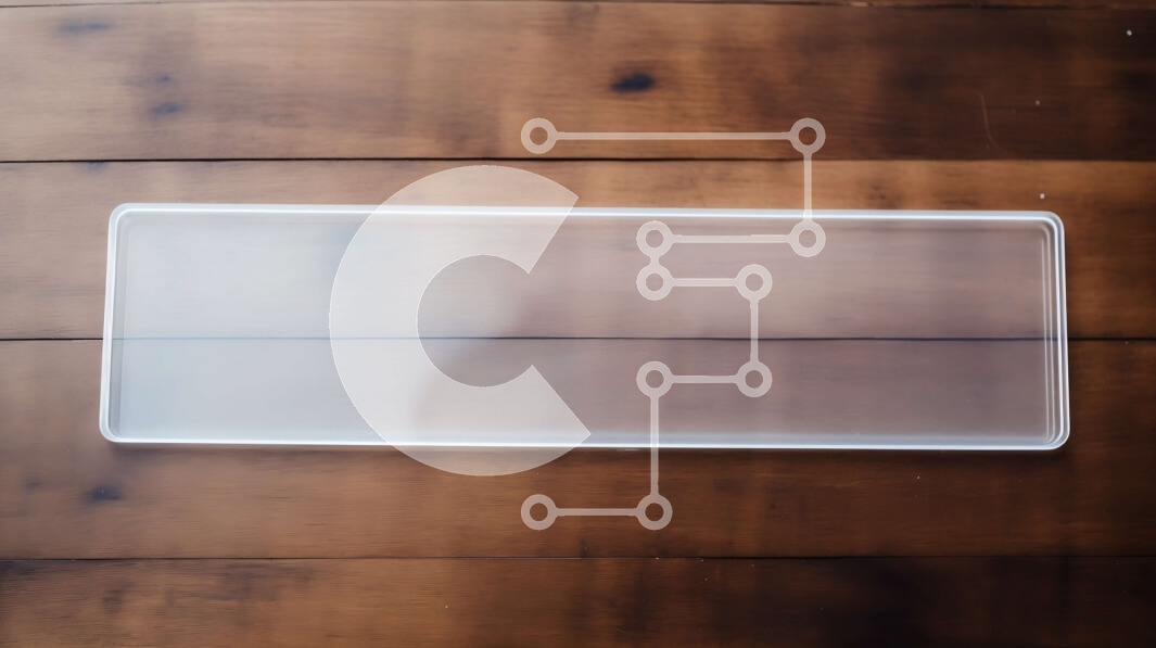 Intra Συλλεκτικό Ξύλινο Παζλ Plywood  4mm - Διαφανές πλαστικό δοχείο σε ξύλινο τραπέζι Σε Ξύλινο Κουτί - Διαστάσεις Puzzle: 10x10 cm – 25 κομμάτια