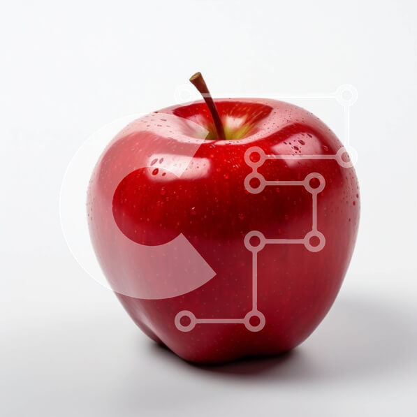 Σετ των 2 Intra Συλλεκτικό Ξύλινο Παζλ Plywood  4mm - Κόκκινο Μήλο Σε Ξύλινο Κουτί - Διαστάσεις: 10x10 cm – 25 κομμάτια